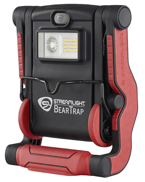 BearTrap 61520 2000 Lumen Multi Function Work Light With Magnetic Base And Hang Hook For Hands Free Spot And Flood Illumination