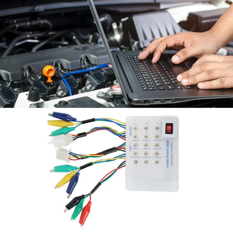 No Sweat Brushless Motor Controller Tester And Rugged Electric Vehicle Diagnostic Kit For Electric Bikes with connected diagnostic device.