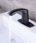 Touchless Sensor Bathroom Sink Faucet No Touch Hands Free Operation With Automatic Water Flow Includes Hole Cover Plate