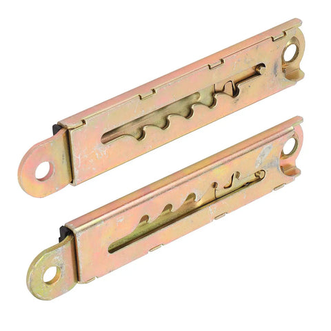 Heavy Duty Lifting Hinge Set Telescoping Rust Proof Adjustable Headrest Support For Sofa And Bed Backrests 2 Pack One Lever 5th Gear Design