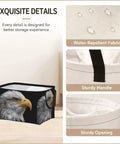 Super Roomy Polyester Storage Basket With Reinforced Handles Major Closet Organizer showcasing water-repellent fabric and sturdy handles