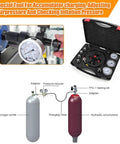 Pro Grade Hydraulic Accumulator Kit With Nitrogen Fill, Gas Valve Test Kit, three high pressure gauges and durable case
