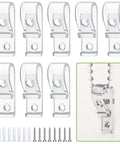 Eight Piece Cord Safety Window Blind Cord Guides For Roller Shades And Bead Chain Systems With Expansion Screws