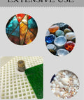 Diamond Grinding Bit 1 Inch Brass Core Abrasive Wheel for grinding stained glass, marbles, shells, and jade.