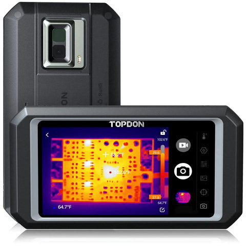 Game-Changing Thermal Imaging Camera With 256x192 IR Resolution 5 Inch Touch Screen Dual Light Bluetooth And 2 MP Visual Camera
