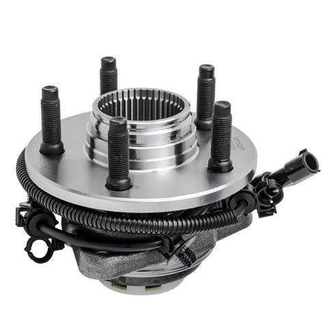 4WD Front Wheel Bearing Hub Assembly for Ford Ranger and Mazda B4000 5-Lug With 4 Wheel ABS, Drop-In Replacement Hub Kit