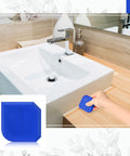 Four Piece Silicone Caulking Tool Set For Sealant Finishing And Grout Scraping Flexible Plastic Tools For Kitchen Bathroom