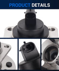 Close-up views of Rear Wheel Hub and Bearing Assembly 512152 for Chevy Malibu 2001 to 2003 and Classic 2004 to 2005 with ABS.