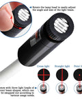 Close-up of 3 In 1 USB Magnetic Quilting Light With Laser Seam Guide showing adjustable light beam modes: cross, straight, point