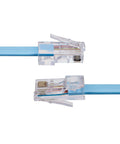 Cisco Console Rollover Cable 6 Ft M To M RJ45 Flat Molded Blue Network Cable For Cisco Routers And Servers Easy Terminal Hookup