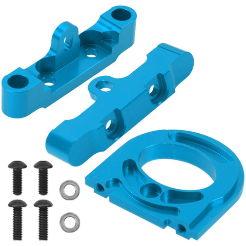 Beefy Aluminum Steering Knuckle Kit And A-Arms Suspension Upgrade For TT-02 1/10 RC Car with motor mount and bolts