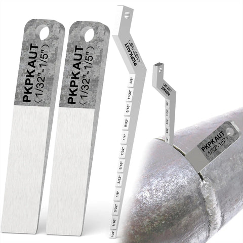 Three Pack Four Inch Welding Wedge Set for Pipe Fitting and Metalwork, Pro Grade Precision Hardened Steel Gap Adjustment Tools