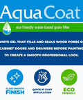 Heavy Duty Water Based White Wood Grain Filler Gel For Cabinets, slick sealant, eco-friendly white gel, 16 oz.