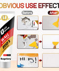 All In One Wall Repair Kit With Spackle Paste And Scraper Two Pack For Quick Dry White Plaster Patch Holes And Cracks Graffiti Easy DIY Fix For Home Projects Today showing spackle and scraper in use