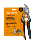 Do-It-All Bypass Pruning Shears With 1-Inch Cut Capacity, Pro Grade Heavy Duty Garden Clippers With Forged Steel Replaceable Blade, Soft Grip Handles, Rust Resistant Low Friction Coating For Live Branches And Stems, package front view
