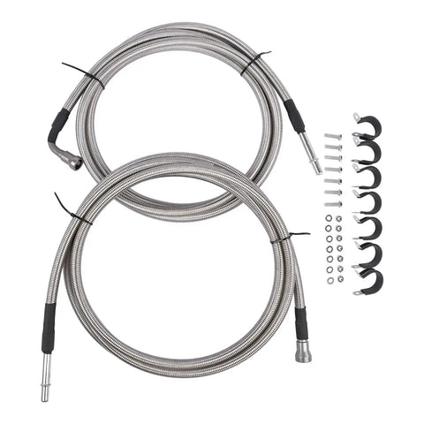 No Sweat Fuel Line Quick Fix Kit For Chevy Silverado Gmc Sierra 1500 Classic 2004 To 2007 V8 Gas Engine hoses and hardware