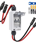 Solar Panel Disconnect Switch 30A 1000V DC PV Breaker With Cable IP65 Outdoor Rated For Home Solar Battery Systems Easy Install