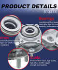 Front Wheel Bearing Hub Assembly Compatible With Hyundai Sonata 2015 2019 Tucson Veloster N Nexo Optima 2016 2020 Sportage Cadenza Front Left And Right Direct Replacement 513374 VKBA7786 details