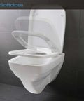 Top Shelf Soft Close Toilet Seat With Adjustable Top Mount Hinges Thick Reinforced Lid No Sweat Setup Smooth Glide Closing.