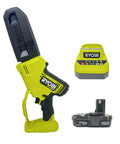 18V Brushless Compact Pruning Mini Chainsaw Kit With Battery And Charger, 6 Inch Bar, HP Power, Oil Free Design, Tool Free Chain Tensioning