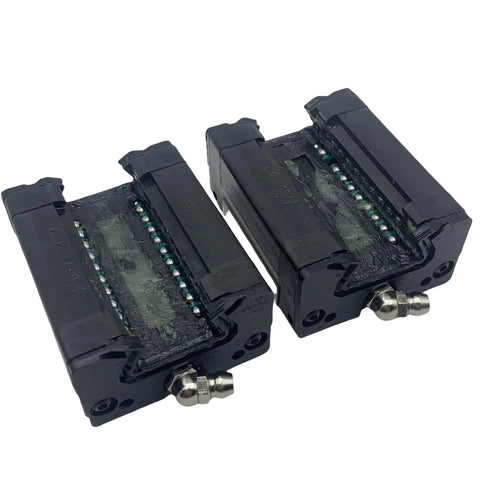 SSR20 Linear Guide Block And Rail Carriage For 3D Printer And CNC Machine Automation Four Row Ball Bearing Guide System, black steel