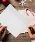 A4 Self Sealing Gray White Paper File Envelopes Thickened Kraft Mailers For Secure Document Shipping And Mailing, festive setting