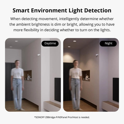 Zigbee Motion Sensor For Home Alert System And Automations 3 Year Battery Life Wireless Motion Detector Works With Zigbee Bridge Easy Setup And Auto Lights On When You Walk By Off When You Leave Batteries Included, wall sensor