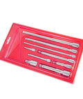 Versatile 9 Piece Ball Joint Socket Adapter Kit For Mechanics And DIYers With High Strength Steel Extensions To Tackle Tight Engine Slots and Confined Spaces Smoothly, red tray