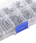 Stainless Steel Screws And Nuts Set Kit 340 Pieces 304 Rustproof Hardware Fasteners For Furniture Repair DIY Projects
