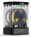 SP2 Filament Box Dryer With Rapid Heating To 70C, Supports 0.25 To 3 Kg, Compatible With 1.75 And 2.85 mm Filament, Black, Front View