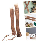 Ergonomic Short Axe Handle Made From Solid Wood Replacement For Hatchet And Hammer, Curved Design For A Comfortable Grip