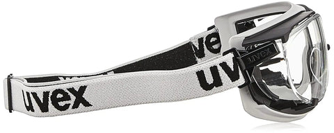 Low Profile Carbon Vision Safety Eyewear With Dura Streamer No Fog And No Scratch Coating Black And Grey Frame side view