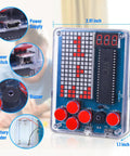 DIY Game Soldering Kit For Beginners With 4 Retro Games A Hands On Fun STEM Electronics Project dimensions and features