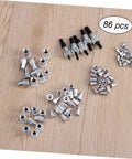 Get The Ultimate 86 Pc Rivet Nut Tool Kit With Heavy Duty Aluminum Alloy Rivnuts For Super Fast Metal Work And Easy Installation On Steel Jobs, 86-piece rivnuts set