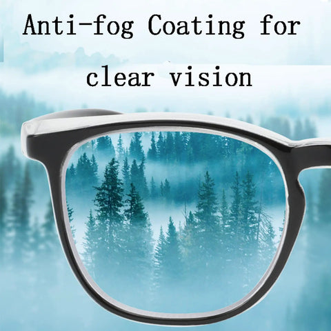 Three Pack Safety Glasses For Men And Women Comfy Lightweight Anti Fog Goggles with forest view through lens