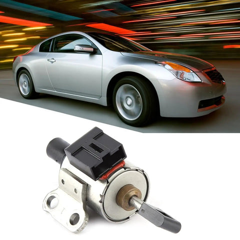 Slick No Hassle Cvt Transmission Step Motor Stepper Replace For Nissan Altima Murano Rogue Sentra Mitsubishi Outlander JF011E RE0F10E showing motor and car.