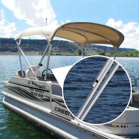 Pontoon Bimini Top Clips One And A Quarter Inch Square Tube Hardware Fits Marine Canopy Frames Tough As Nails Marine Grade