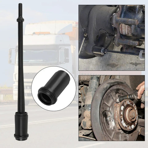 Pin Bushing Removal Tool Kit For 1-3/8 Inch Pin Bushings On Trucks, Trailers And Heavy-Duty Machinery - 11-1/2 Inch Long Driver, Carbon Steel, Fast Brake Service And Install