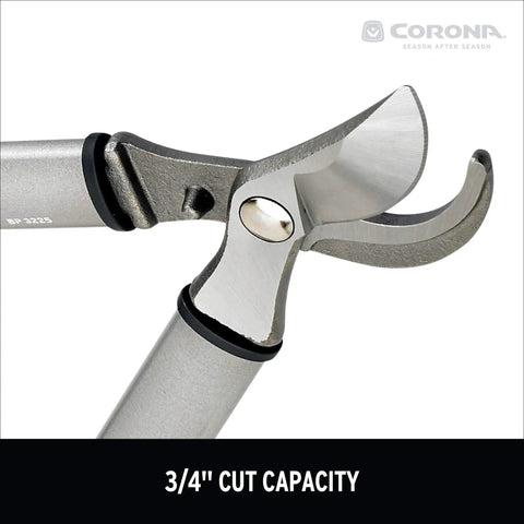 Forged Steel ClassicCUT Bypass Hand Pruner, side view, showcasing 3/4-inch cut capacity and durable forged steel blades.