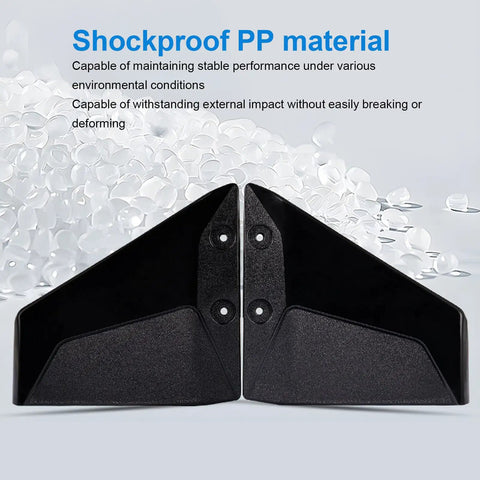 Hydrofoil Stabilizer for Outboard Boats, Cuts Drag and Cavitation, Stops Bow Rise and Porpoising, Durable PP Wing Material
