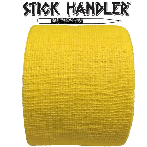 Don't Sleep On This Kickass Drumstick Grip Tape, Anti Slip Cotton Gauze Wraps, Pro Level Stick Control, Yellow gauze tape roll for drummers.