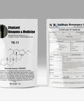 YK-11 Research Chemical 5G White Powder High Purity 99 Percent Lab Grade packaging front and nutrient panel view