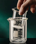 Three Piece Borosilicate Glass Beaker Set With 50ml 100ml And 250ml Graduated Glassware For Science Experiments Chemistry DIY Skincare