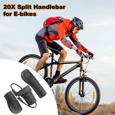 Half Twist Throttle For Electric Bikes Right Handle 20X Universal 12V To 72V Electric Bike Controller Compatible Waterproof 3 Pin Plug For Folding Electric Scooter And Bicycle Conversion