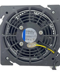 Front view of DV4650-470 Cabinet Cooling Fan 230V 50Hz Axial Airflow Fan 119Mm Blade 19W 0.12A; ideal for enclosures and appliances.