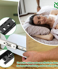 Soft Close Drawer Slides 9.4 Inch Full Extension Ball Bearing Rails For Cabinets And Furniture 33Lb Capacity shown installed in drawer