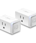 Smart WiFi Plug Mini No Hub Required For Easy Home Automation, hands free control, works with Alexa and Google Assistant, 2-pack