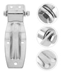 Heavy Duty Truck Door Hinge 210mm Double Ribbed Steel Industrial Vehicle Repair Hinge For Freezer And Cold Storage