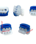 Waterproof 3 Way Wire Connectors Kit With Self Stripping Pigtail Connectors For 22 To 14 AWG Cables, flame retardant nylon
