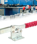Welding Toggle Clamp For Vertical Fixture And Elbow Applications, Heavy Duty Pro Grade Hand Tool GH203P with red handle